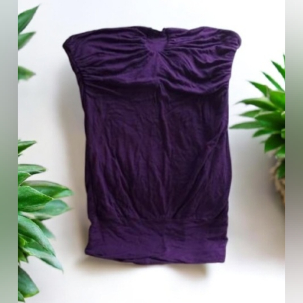 Ruched Tube Top Dress Or Top